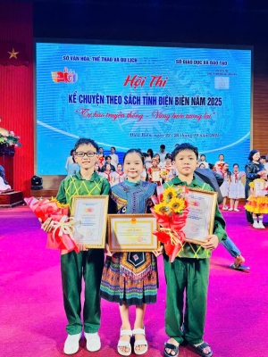 🏆TIỂU HỌC NAM THANH RỰC RỠ VINH QUANG TẠI HỘI THI KỂ CHUYỆN THEO SÁCH TỈNH ĐIỆN BIÊN 2025 🌟