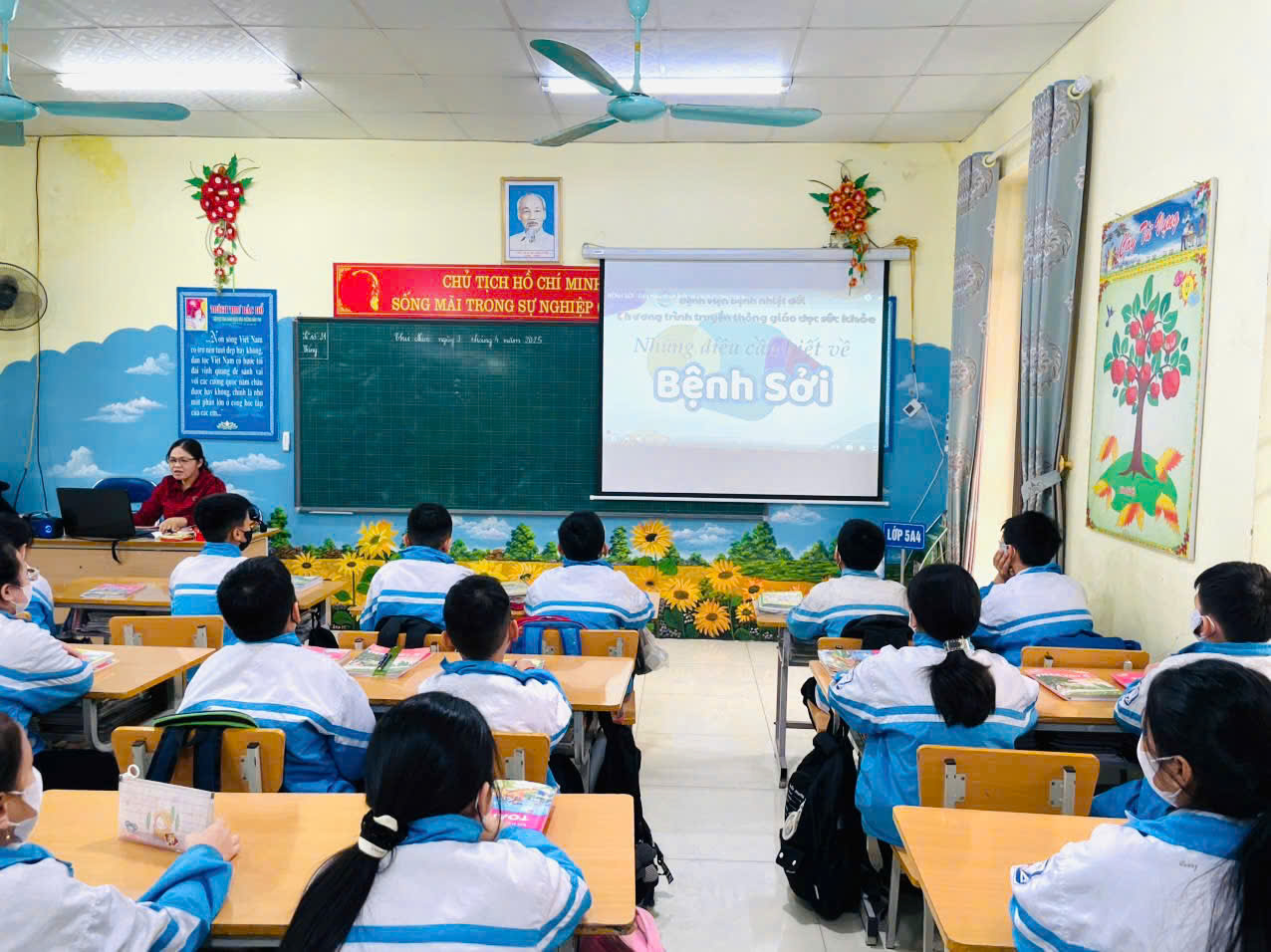 TRƯỜNG TIỂU HỌC NAM THANH TUYÊN TRUYỀN PHÒNG CHỐNG BỆNH SỞI, THUỶ ĐẬU