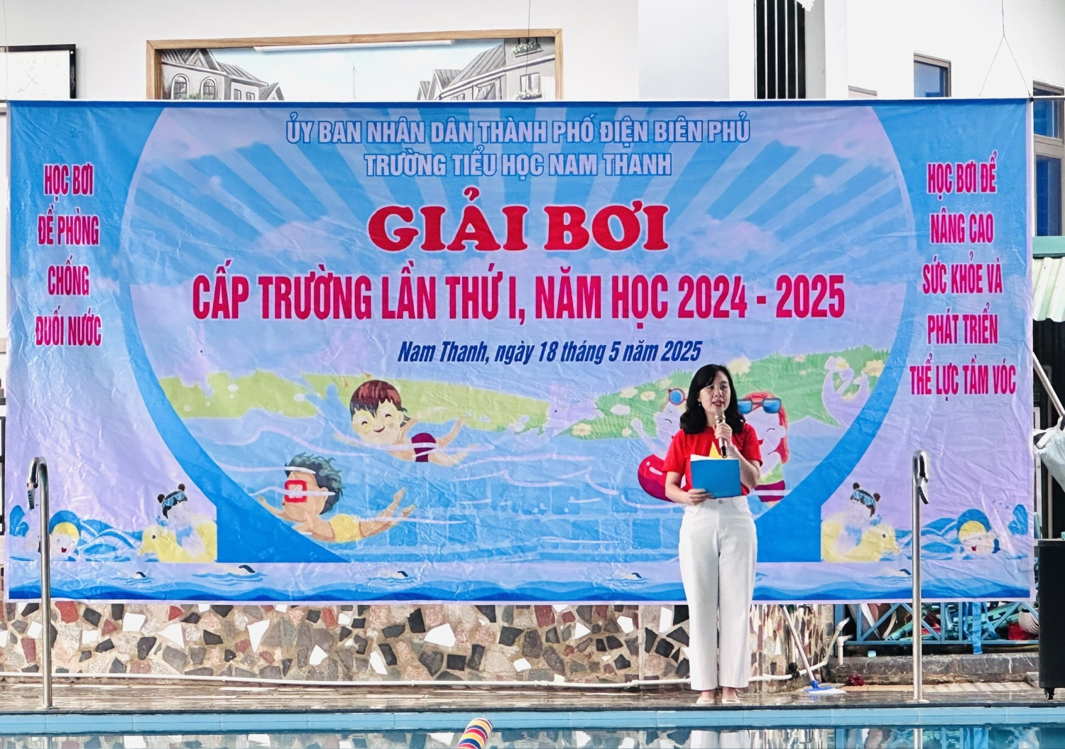 TRƯỜNG TIỂU HỌC NAM THANH TỔ CHỨC THÀNH CÔNG GIẢI BƠI CẤP TRƯỜNG LẦN THỨ NHẤT NĂM HỌC 2024 - 2025